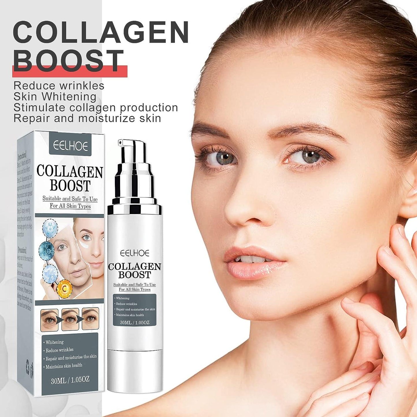 Serum Facial Antiedad Collagen Boost Eelhoe 30 ml