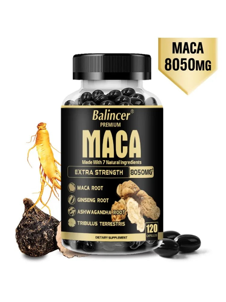 Balincer Raíz de Maca Premium, Aumenta Energía y Rendimiento