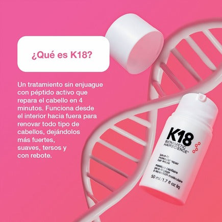K18 Tratamiento Restaurador Intensivo para Cabello 50 ml. 3 Pack