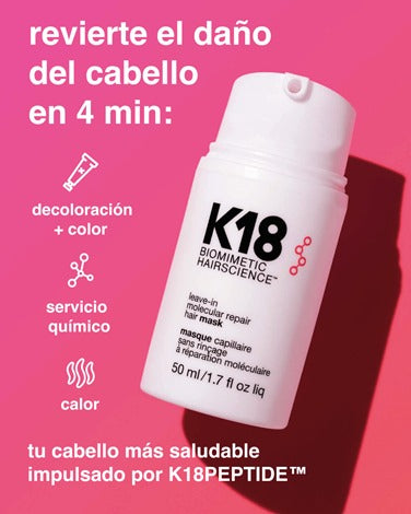 K18 Tratamiento Restaurador Intensivo para Cabello 50 ml. 2 Pack
