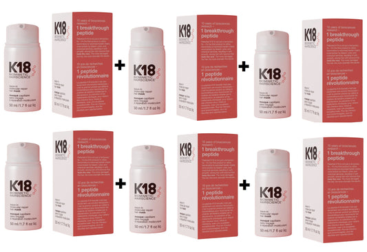 K18 Tratamiento Restaurador Intensivo para Cabello 50 ml. 6 Pack