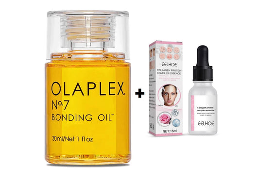 OLAPLEX N°7 Bonding Oil Aceite Capilar 30 ml + Serum Antiarrugas Facial Complex Essence Eelhoe