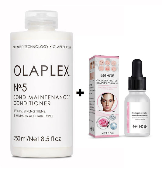 OLAPLEX N5 Bond Mantenance Acondicionador 250 ml + Serum Antiarrugas Facial Complex Essence Eelhoe